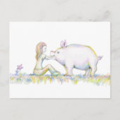 Precious Pig Briefkaart (Voorkant)