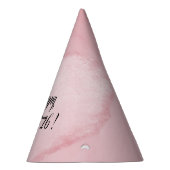 Precious Pink Sweet 16 Birthday Feesthoedjes (Rechts)