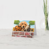 Precious Pups Notecards Bedankkaart (Voorkant)