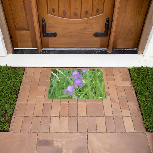 Precious Purple Bell Flowers Doormat Deurmat (Buiten)