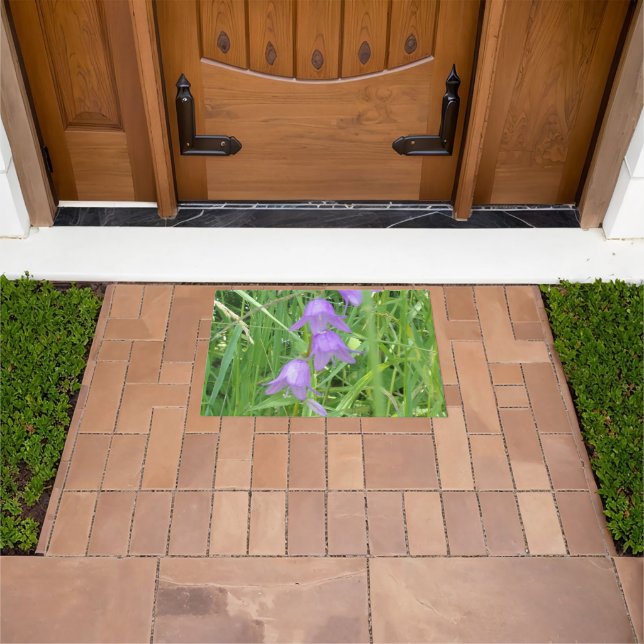 Precious Purple Bell Flowers Doormat Deurmat (Buiten)