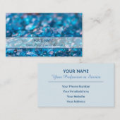 Precious saphire gems business card visitekaartje (Voorkant / Achterkant)