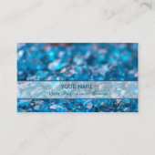 Precious saphire gems business card visitekaartje (Voorkant)