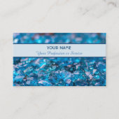 Precious saphire gems business card visitekaartje (Voorkant)