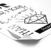 Precious Than Jewels Bible Verse Proverbs 31:10 Foto Afdruk (Hoek)