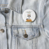 Precious Wasbeer Natuur Baby Show Ronde Button 5,7 Cm (In situ)