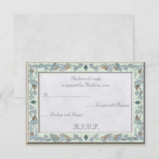 Precious Wedding RSVP (Voorkant / Achterkant)