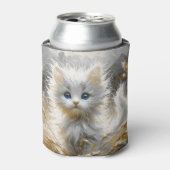 Precious White Kitten Blikjeskoeler (Blikje Voorkant)