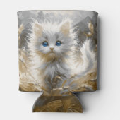 Precious White Kitten Blikjeskoeler (Achterkant)