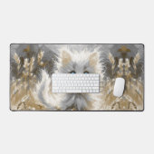 Precious White Kitten Bureaumat (Keyboard & Muis)