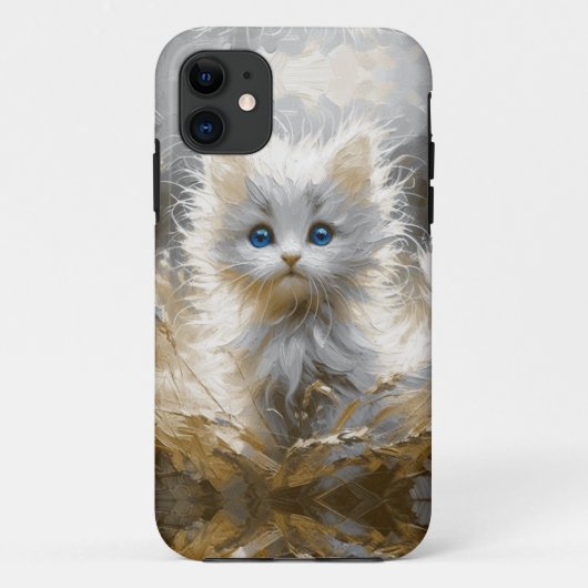 Precious White Kitten Case-Mate iPhone Case (Achterkant)
