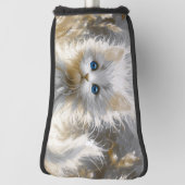 Precious White Kitten Golfheadcover (Draai 90)