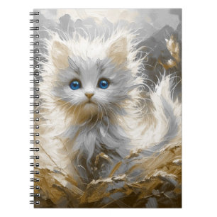 Precious White Kitten Notitieboek