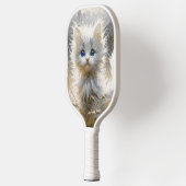 Precious White Kitten Pickleball Paddle (Links)