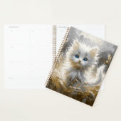 Precious White Kitten Planner (Display)