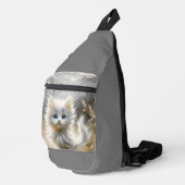 Precious White Kitten Sling Bag (Rechterhoek)