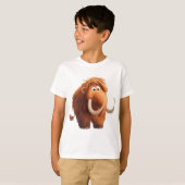 Preciously Prehistoric: Schattigee wollige mammoet T-shirt (Voorkant volledig)