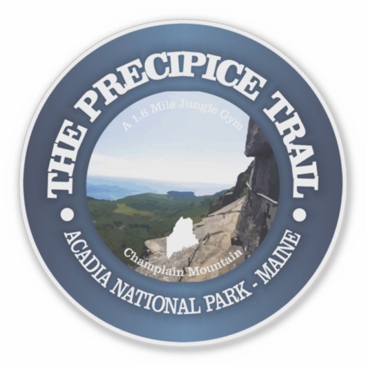 Precipice Trail Sticker (Voorkant)
