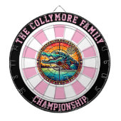 Precisie doel op Crocodile Lake Dartbord (Voorkant)