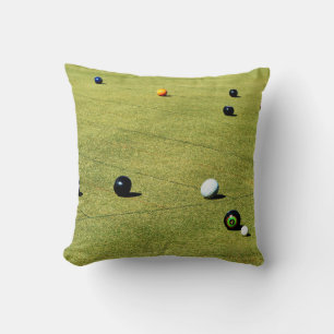 Precisie en Strategie: Lawn Bowl Wedstrijdspel Kussen