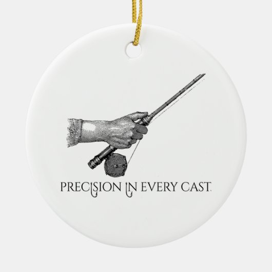 Precisie in elke worp keramisch ornament (Voorkant)