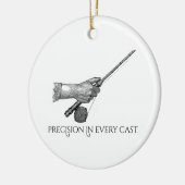 Precisie in elke worp keramisch ornament (Links)