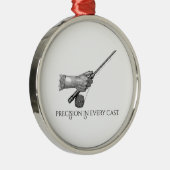 Precisie in elke worp metalen ornament (Rechts)