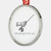 Precisie in elke worp metalen ornament (Links)