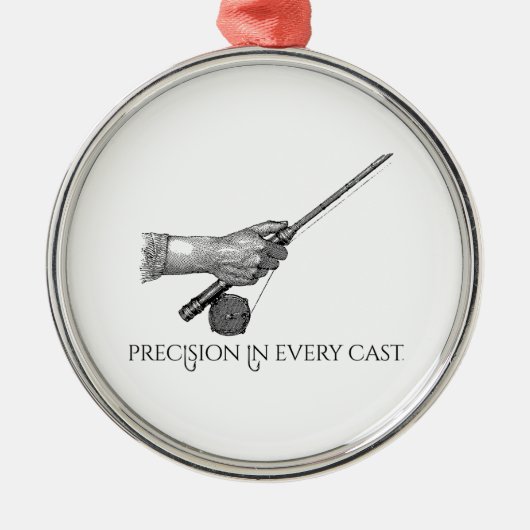 Precisie in elke worp metalen ornament (Voorkant)