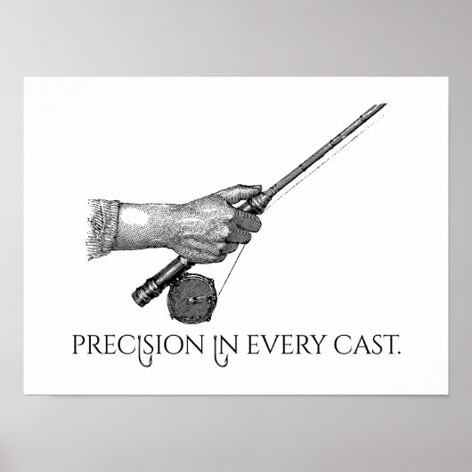 Precisie in elke worp poster (Voorkant)