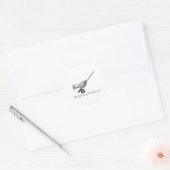 Precisie in elke worp ronde sticker (Envelop)
