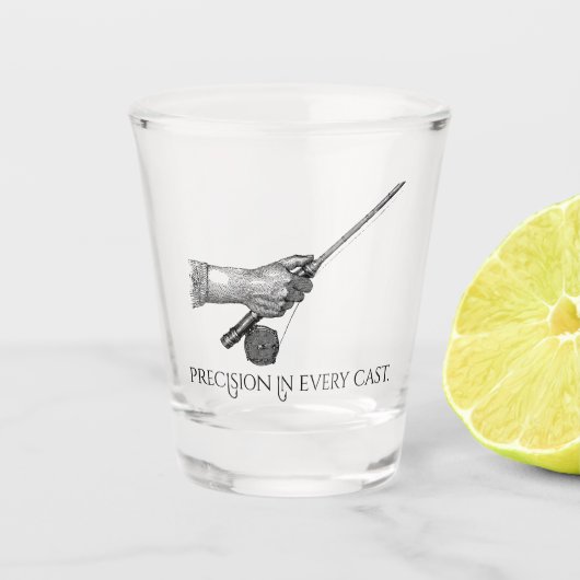 Precisie in elke worp shot glas (Voorkant)