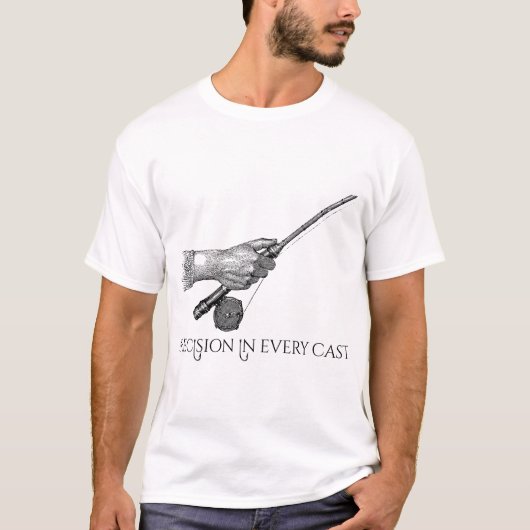 Precisie in elke worp t-shirt (Voorkant)