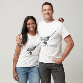 Precisie in elke worp t-shirt (Unisex)