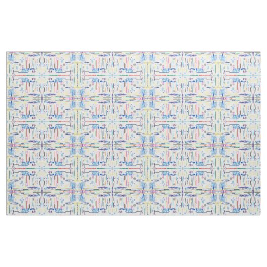 Precisie kunst Cubistisch-realisme Stof (Fat Quarter)