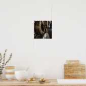 Precisie-ontgrendeling: Ontsnappingswiel van klokk Poster (Keuken)