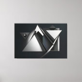Precisie-overlays van polygonen canvas afdruk (Voorkant)