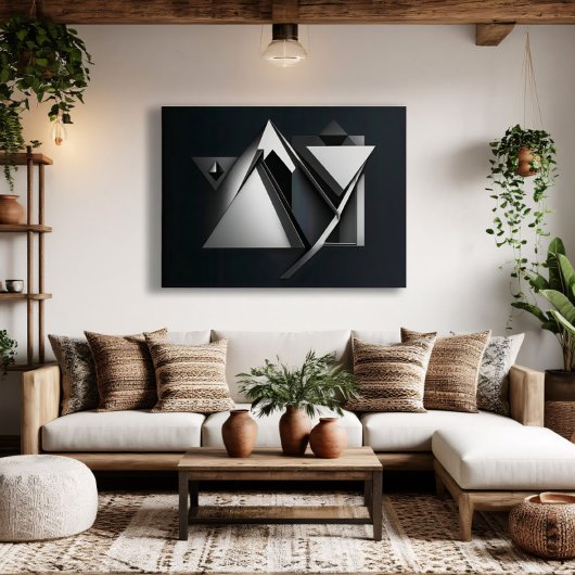 Precisie-overlays van polygonen poster