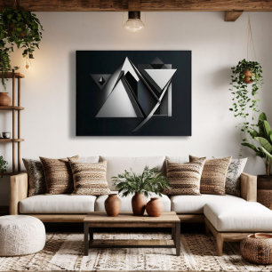 Precisie-overlays van veelhoeken poster