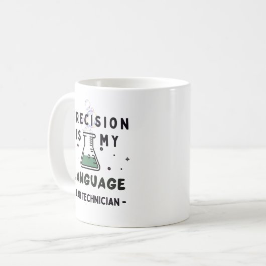 Precision is My Language – Detail-Driven Pro Koffiemok (Voorkant links)