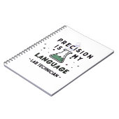 Precision is My Language – Detail-Driven Pro Notitieboek (Linkerzijde)