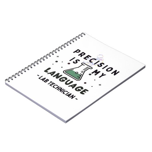 Precision is My Language – Detail-Driven Pro Notitieboek (Linkerzijde)