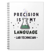 Precision is My Language – Detail-Driven Pro Notitieboek (Voorkant)