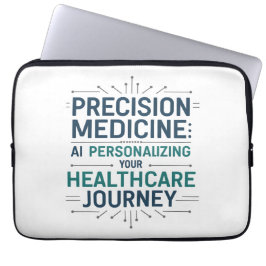 Precision Medicine – AI personaliseert de gezondhe Laptop Sleeve