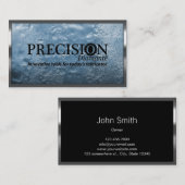 Precision Metal Border Ice Wall Visitekaartje (Voorkant / Achterkant)