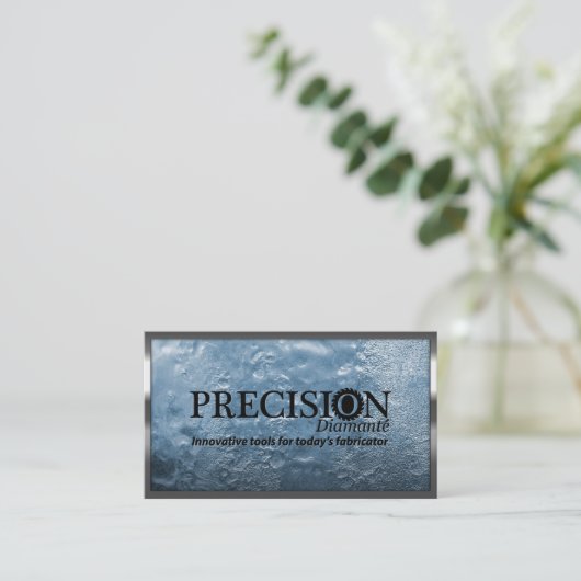 Precision Metal Border Ice Wall Visitekaartje (Staand voorkant)