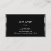 Precision Metal Border Ice Wall Visitekaartje (Achterkant)