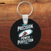 Precision Power Perfection Alpine Skiën Sleutelhanger (Voorkant)