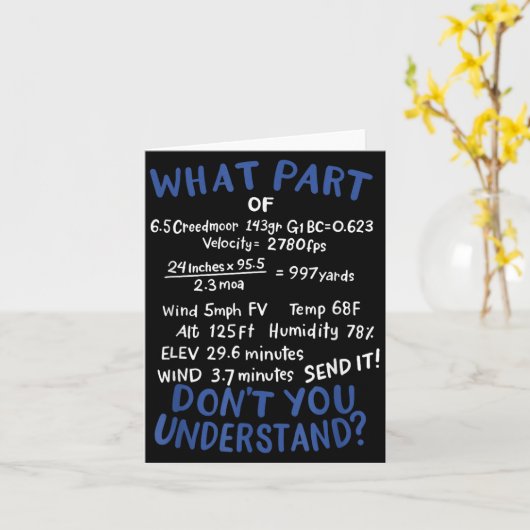 Precision Shooting Funny Gun Shooting Srts Gun Lov Kaart (Gele Bloem)