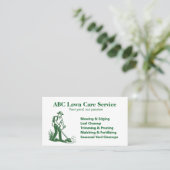 Precision Trim Lawn Care Visitekaartje (Staand voorkant)